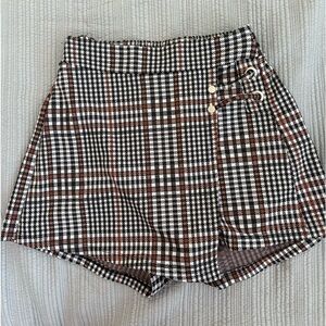 Plaid Women's Christmas Skirt/Skort